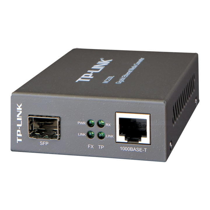 TP-Link MC220L Gigabitinio ryšio medijos keitiklis RJ45 į SFP