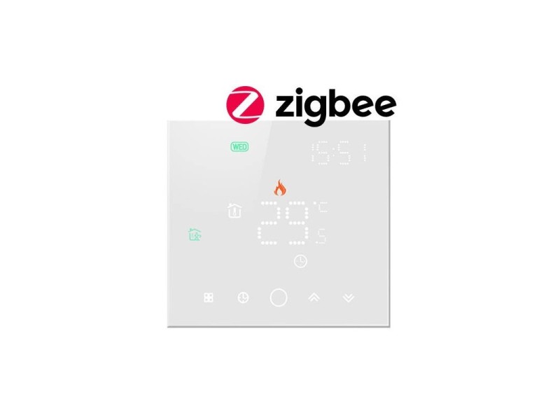 ZigBee termostata slēgtā krāsns White PS TUYA sērija