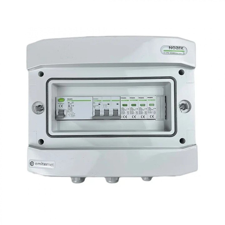 Автоматический выключатель EMITER EM-299N_AC, IP65, MCB 32A 3-Pole Type A RCD 300mA