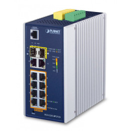 PLANET IGS-5225-8P2T2S teollinen PoE+ kytkin 8 porttia 2.5G SFP