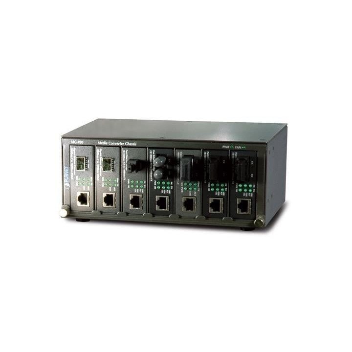 PLANET MC-700 7-Slot 10" Media Converter Chassis