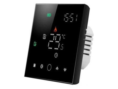 ZigBee termostata slēgtā krāsns Black PS TUYA sērija