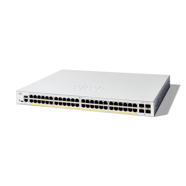 Cisco C1300-48P-4X 48 pordiga PoE lüliti 375W 4x10G SFP+