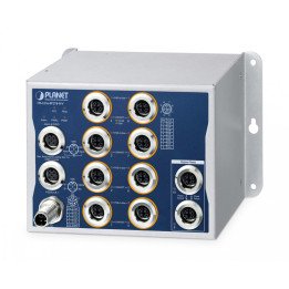 PLANET ITS-5216-8P2TB-WV Industrial L2+ Managed Ethernet Switch with 8-Port PoE M12 and 2-Port M12 Bypass