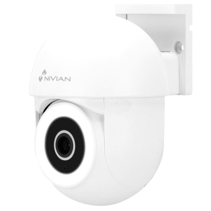 NIVIAN RETAIL NVS-IPC-0S4-L-MINI 4MP PTZ Speed Dome kamera, Wi-Fi/PoE, IP65, dvigubas apšvietimas, 10m IR