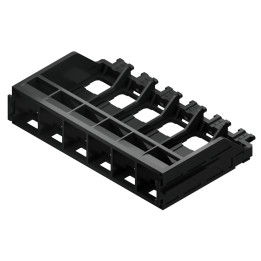 Fibrain XMS00 Holder HD 6xRJ45/S Patch Panel, Black