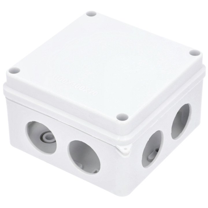 VidiLine VIDI-P100K Square Junction Box 100x100x50 mm