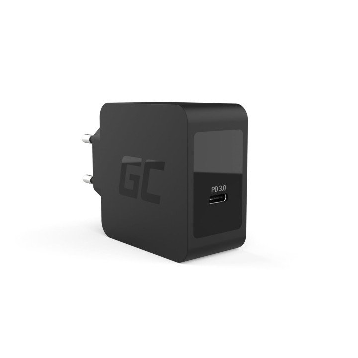Green Cell CHAR07 USB-C 18W PD Charger for Samsung Galaxy S8/S8+/S9/S9+/Note 8, iPhone X/8/8 Plus, Nintendo Switch