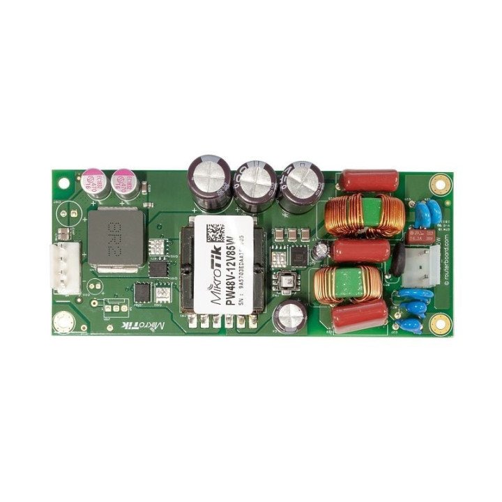 MikroTik PW48V-12V85W Power Adapter/Inverter, 48V/12V 85W, Green