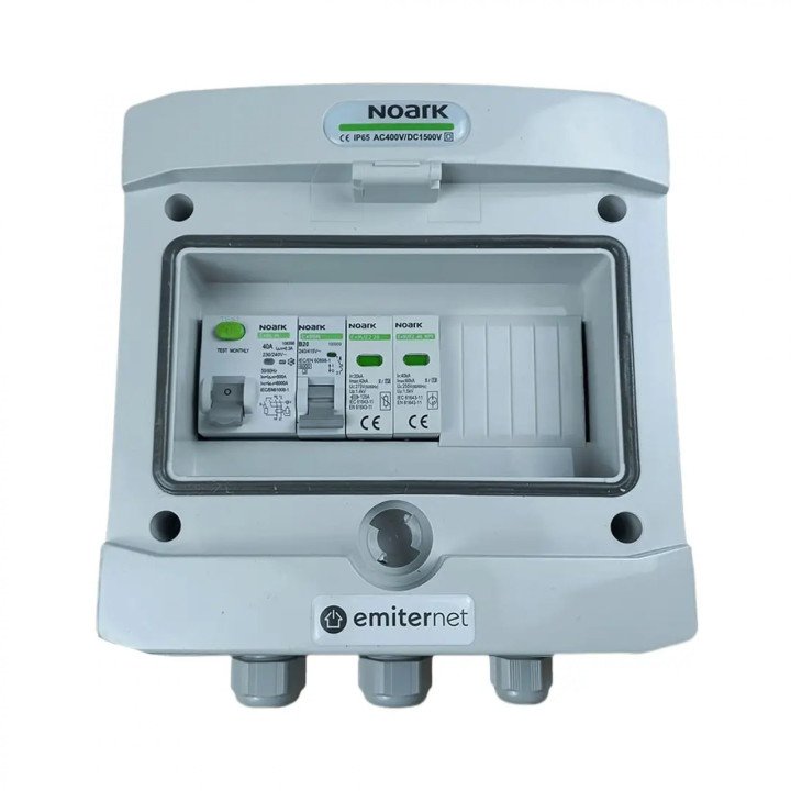EMITER EM-265N_AC IP65 jakokeskus 12 moduulia