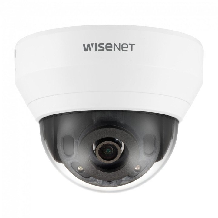 Hanwha Vision QND-7022R Dome IP Security Camera, 2K, Indoor, White