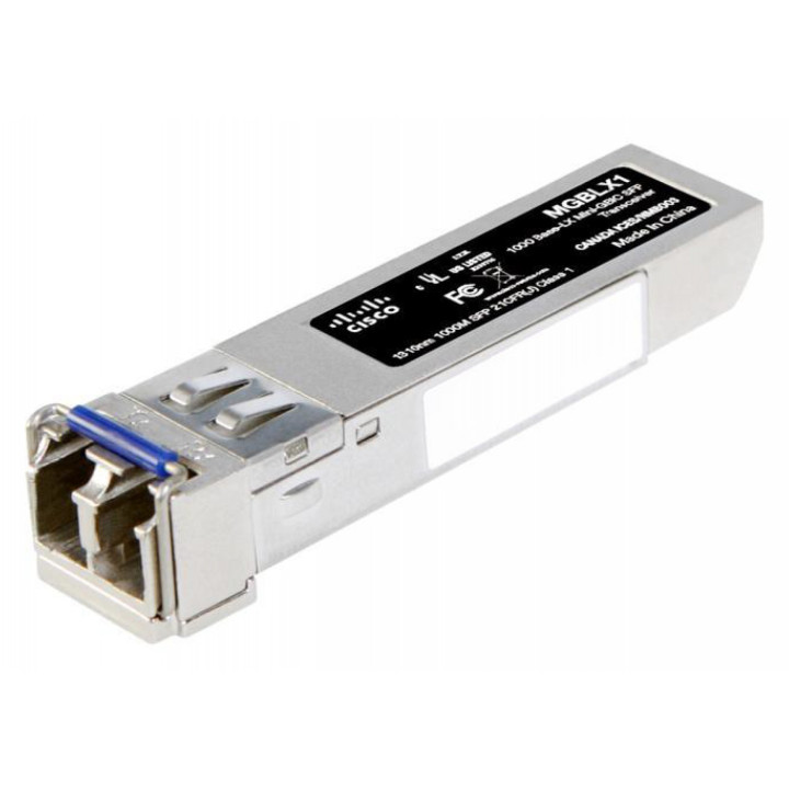Сетевой медиаконвертер приемопередатчика Cisco 1000BASE-LX SFP, 1000 Мбит/с, 1310 нм (MGBLX1)