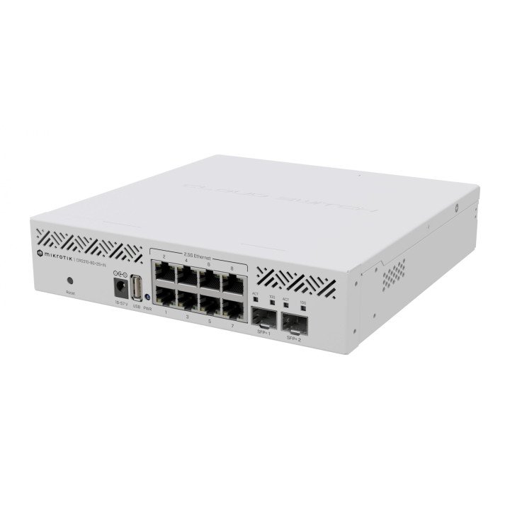 Коммутатор CRS310-8G+2S+IN Cloud Router Switch MikroTik