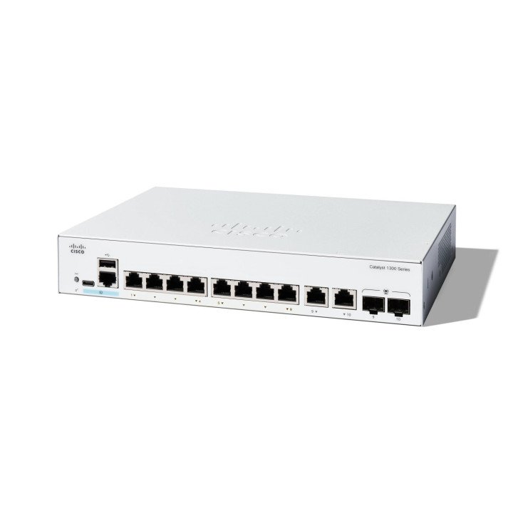 Cisco C1300-8T-E-2G 8 pordiga Gigabit haldatav lüliti PoE