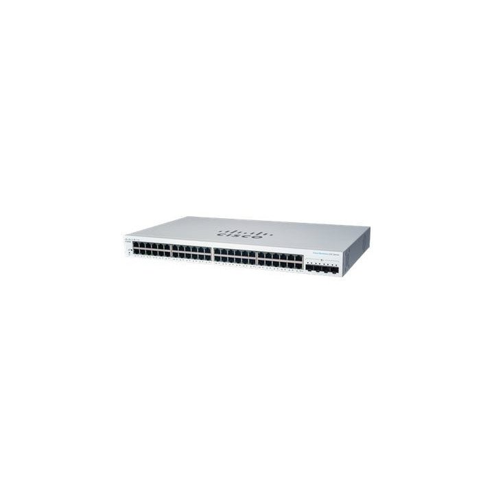 Cisco CBS220-48T-4X Managed L2 Gigabit Ethernet Switch, 48-Port, 4x 10G SFP+, PoE, White