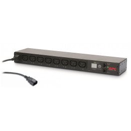 Блок распределения питания (PDU) APC AP7920B 8 розеток AC 0U/1U Черный