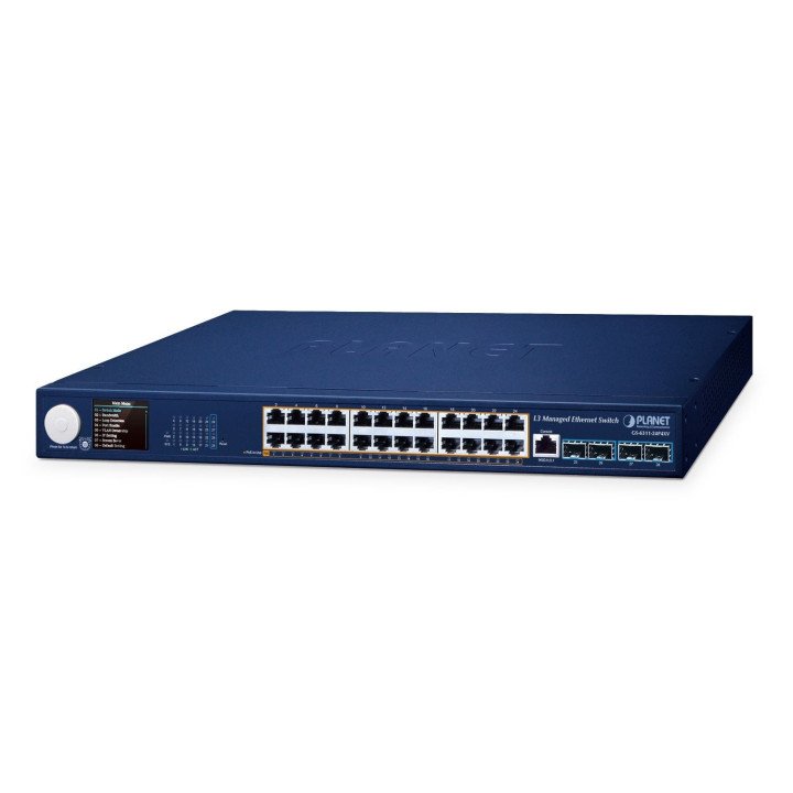 PLANET GS-6311-24P4XV PoE jungiklis 24 prievadai 720W