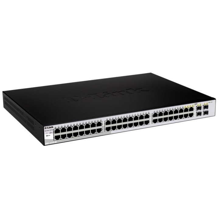 D-Link DGS-1210-48 Managed Gigabit Ethernet Switch, Black