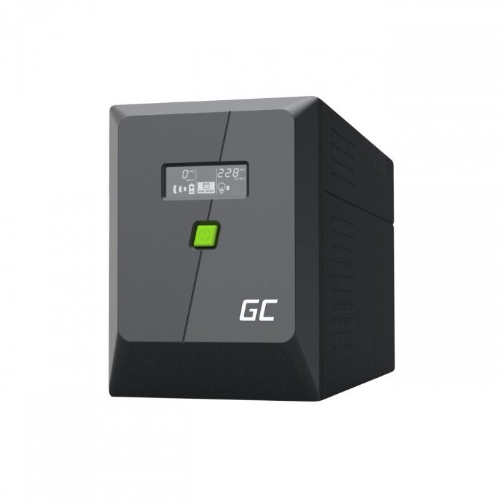 Green Cell UPSLP1400 UPS 2000VA 1400W LCD
