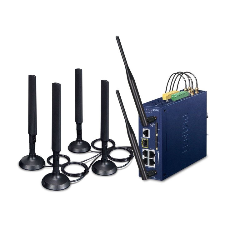 PLANET ICG-2515FW-NR Industrial 5G NR Cellular Wireless Gateway with 1-Port 1000X SFP
