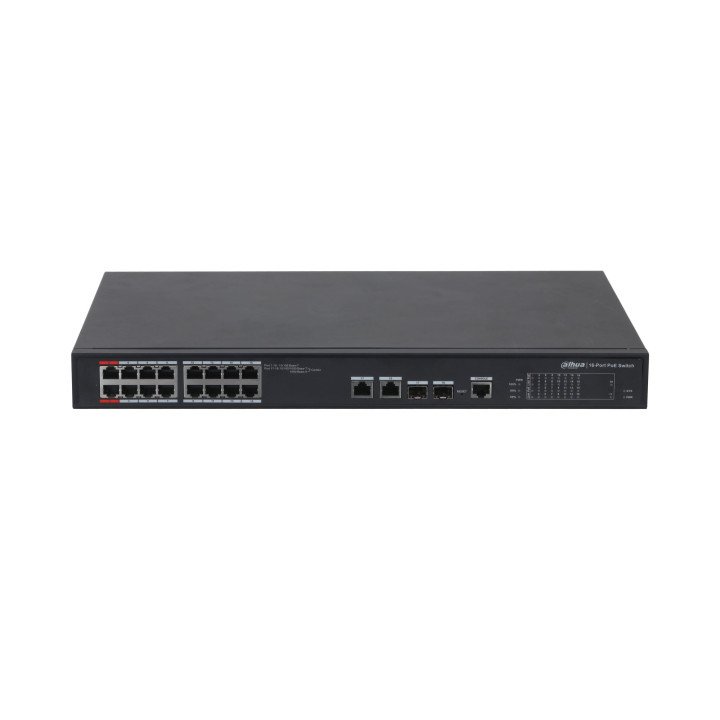 Dahua PFS4218-16ET-240-V3 16-porttinen PoE-kytkin 240W