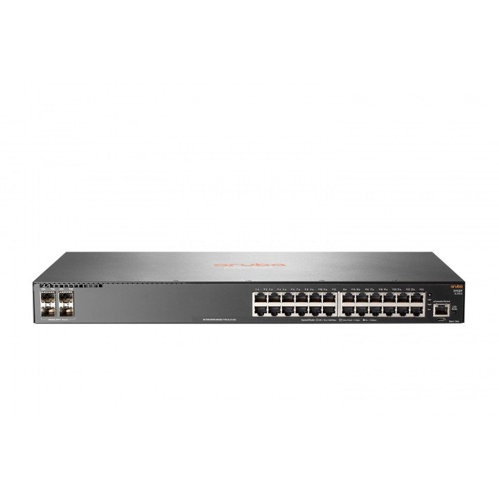 HPE Aruba 2930F 24G 4SFP+ JL253A hallinnoitu L3 -kytkin