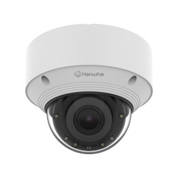 Hanwha Vision QNV-C6083R 2MP āra kupola IP drošības kamera ar IR, PoE, AI analītiku