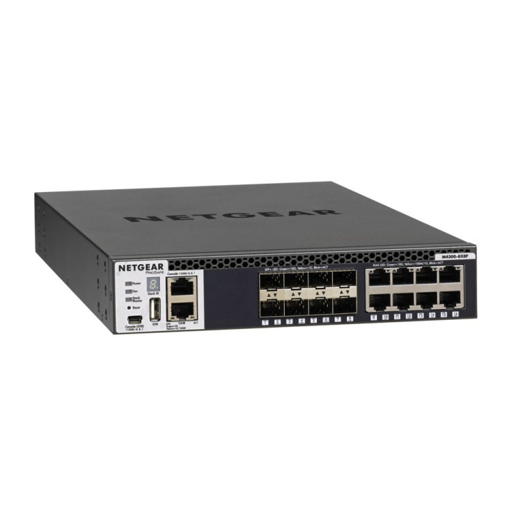 Коммутатор NETGEAR XSM4316S-100NES, M4300-8X8F, управляемый.