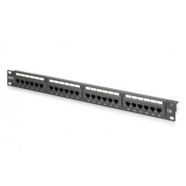 DIGITUS DN-91624U-CR Patch Panel CAT 6, Class E, Unshielded, 24-Port