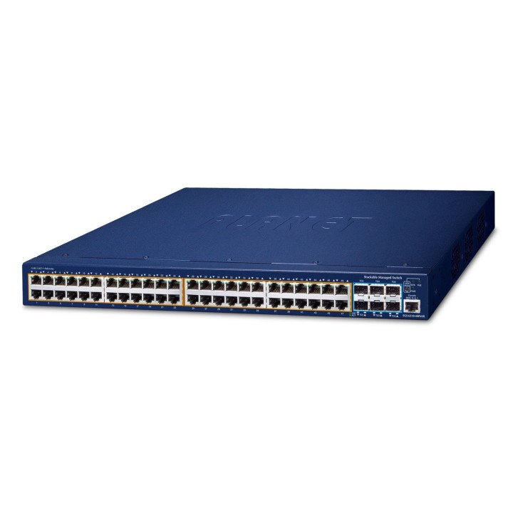 PLANET SGS-6310-48P6XR haldatav PoE+ lüliti 48 porti 10G SFP+