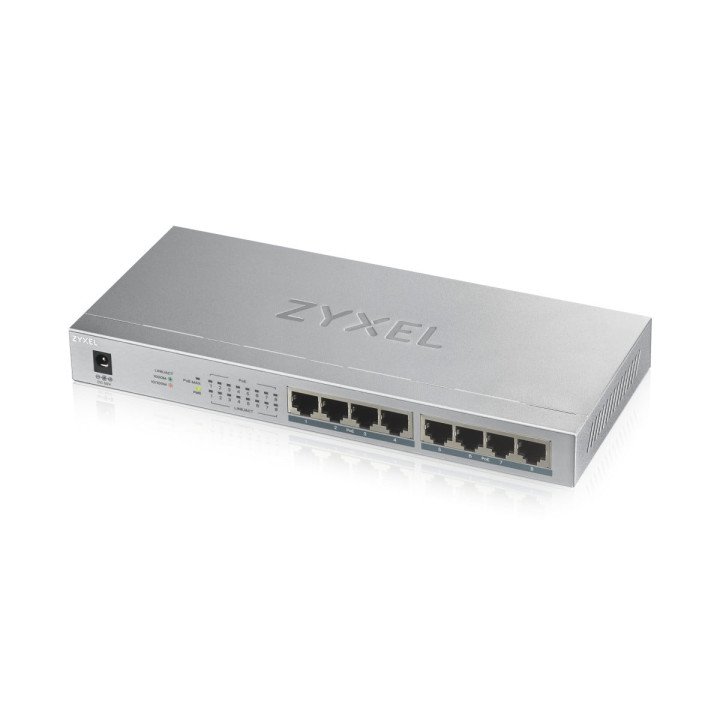 ZyXEL GS1008HP-EU0101F 8-porttinen PoE+ -kytkin 60 W
