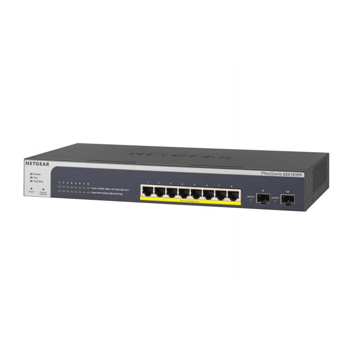 Netgear GS510TPP-100EUS 8-porttinen PoE+ älykytkin