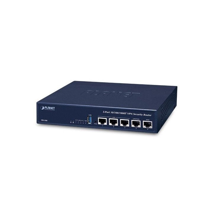 PLANET VR-100 5-Port Gigabit VPN Security Router