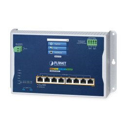 PLANET WGS-4215-8P2XV Industrial 8-Port Wall-mount Managed L2+ Gigabit PoE Switch