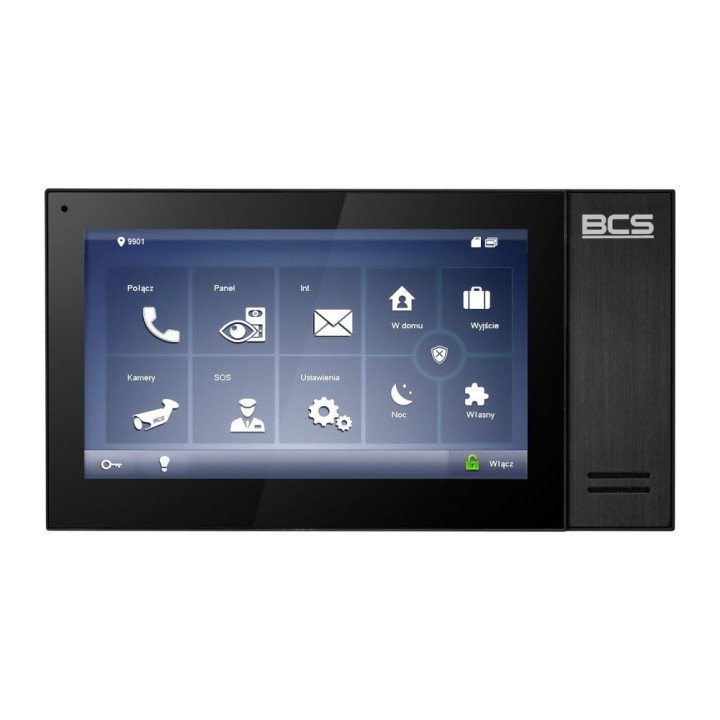 BCS BCS-MON7400B-S 7" IP-videomonitori 720p