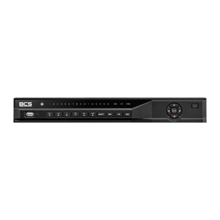 BCS BCS-L-NVR1602-A-4K-16P-Ai 16-Channel IP Recorder with PoE and 24MP Camera Support