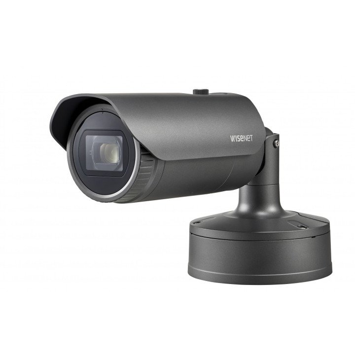 Hanwha Vision XNO-6120R Bullet IP Security Camera, 2MP, Outdoor, White