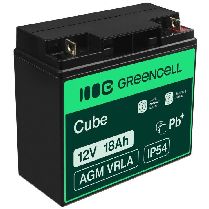Green Cell AGM09 12V 18Ah VRLA aku