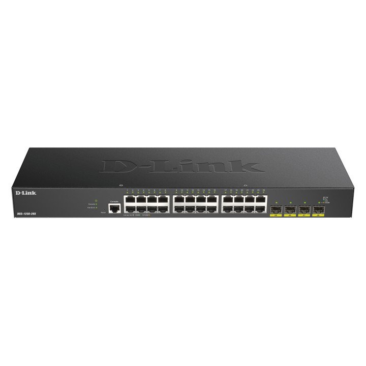 D-Link DGS-1250-28X Managed L3 Gigabit Switch 28-Port 4 SFP Rackmount