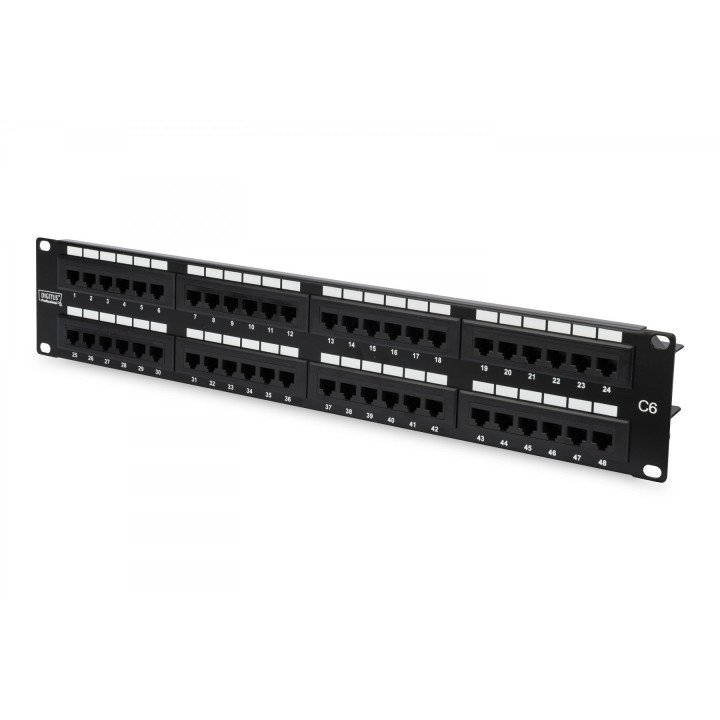 DIGITUS DN-91648U Cat6 jakokeskus 48 porttia 2U