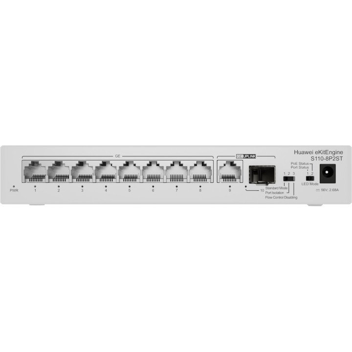 HUAWEI S110-8P2ST Hallitsematon PoE-kytkin 8 porttia