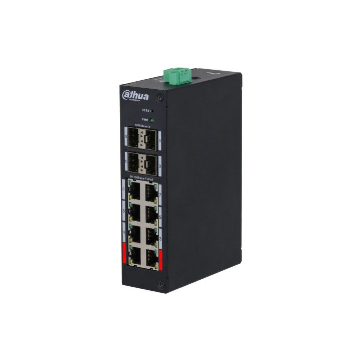 Dahua HS4412-8ET-120 12 prievadų PoE jungiklis 120W