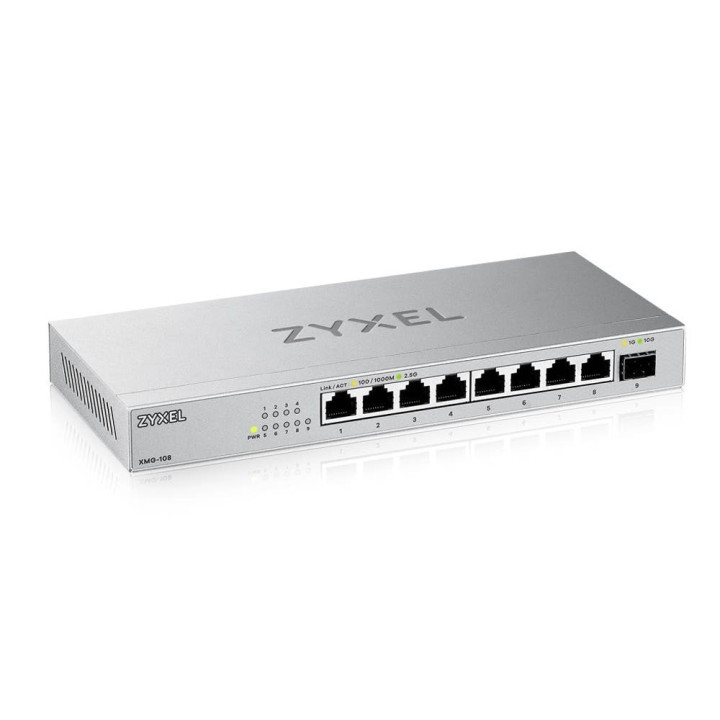 ZyXEL XMG-108-ZZ0101F 8 prievadų 2,5GbE nevaldomas jungiklis