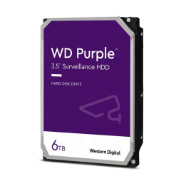 Western Digital Purple WD64PURZ 6TB HDD для видеонаблюдения SATA 3.5"
