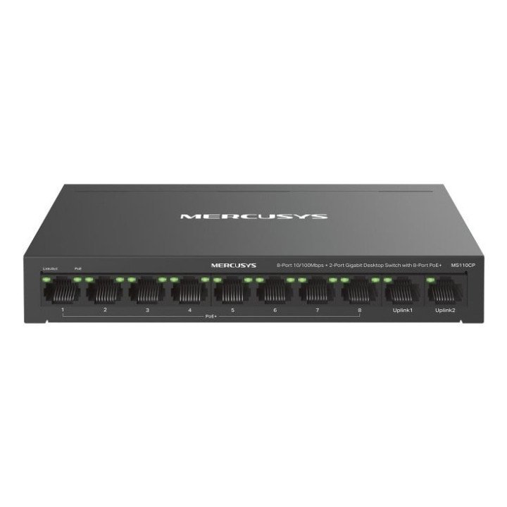 Mercusys MS110CP Network Switch Fast Ethernet (10/100) PoE Black