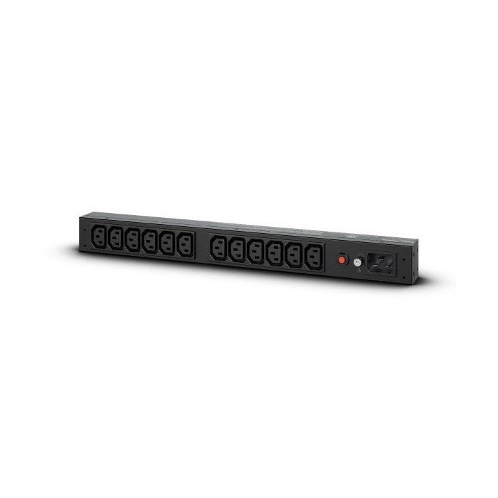 CyberPower PDU20BHVIEC12R strāvas sadales bloks (PDU) 12 AC kontaktligzda(s) 1U melns