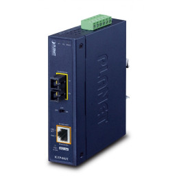 PLANET IGTP-802T Industrial 10/100/1000BASE-T to 1000BASE-SX Media Converter with PoE+
