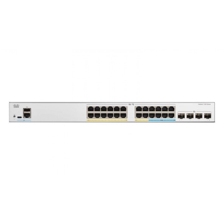 Cisco C1300-24MGP-4X 24-porttinen PoE hallittu kytkin 2.5GE