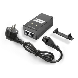 QuWireless P248E Passive PoE PSU 24V 0.8A EU Cord Wall Mount
