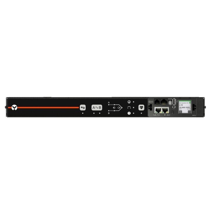 Vertiv Geist VA7U11A0 Power Distribution Unit (PDU) - 6 Outlets, 0U, Black
